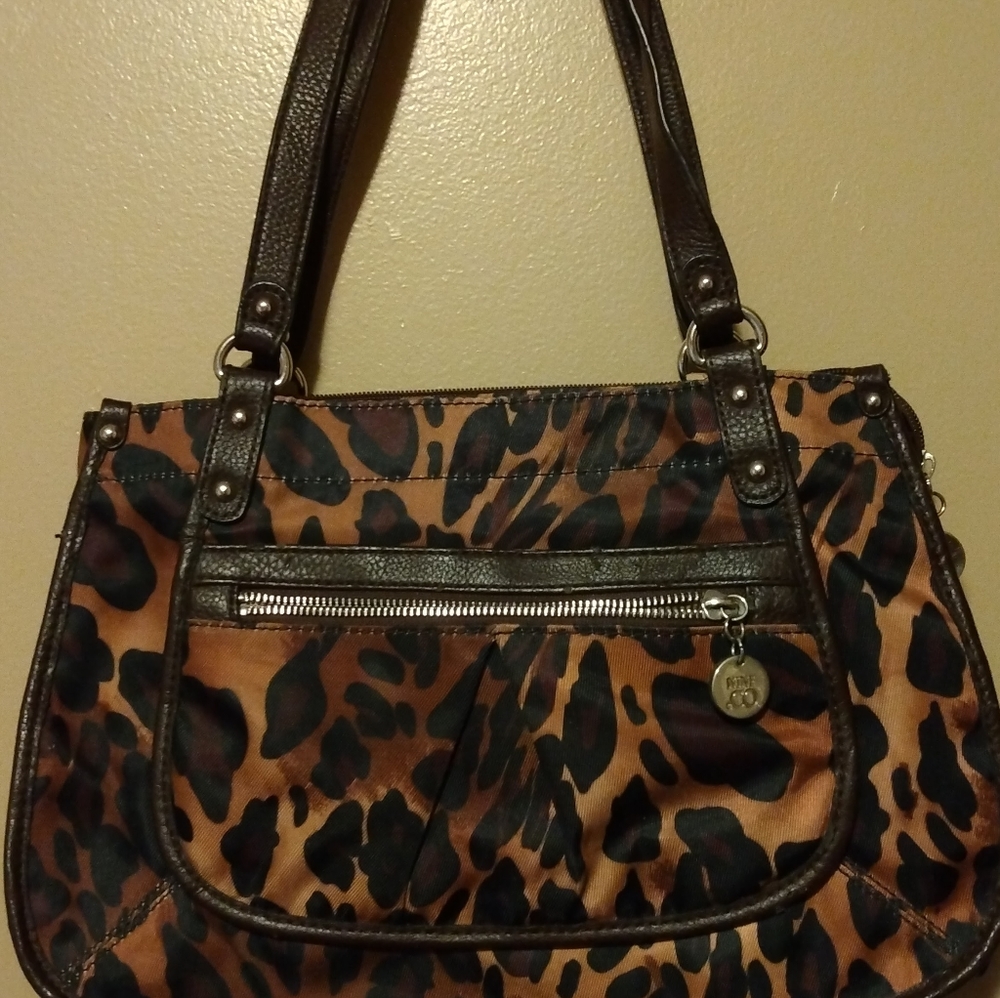 Nine & co. leopard print purse